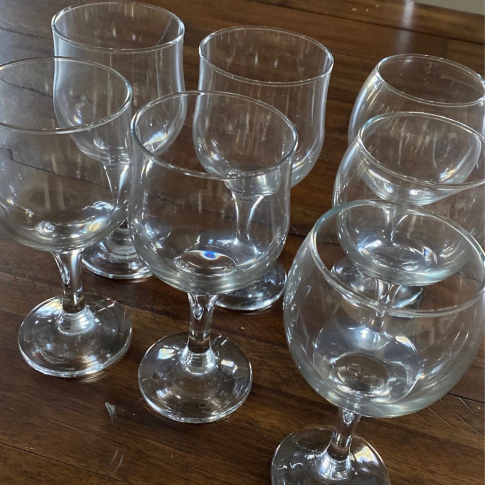 Wine glasses